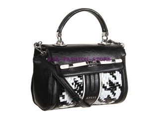   Handbag Love Lock Top Handle Flap VY333218 Black White Multi Purse Bag