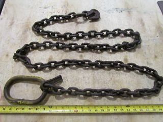 10ft 3/8 Grade 80 Chain Grab Hook Master Link 7100 WLL
