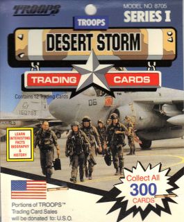 Desert Storm Trading Cards total 60 different cards Series 1