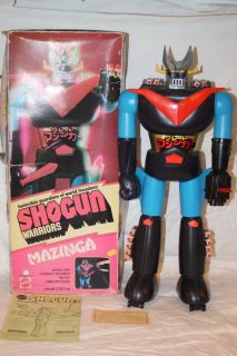 Mattel Shogun Warriors Mazinga in original box 1976 24 Near Complete