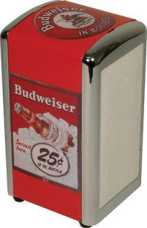 Budweiser Napkin Holder