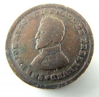 CIVIL WAR TOKEN CWT ANDREW JACKSON, THE UNION MUST AND SHALL BE 