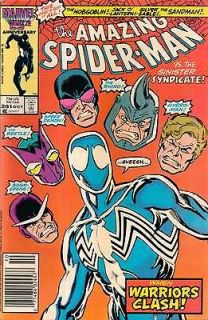   Spider Man #281 1986 Marvel Comics Hydro Man Rhino Beetle Speed Demon