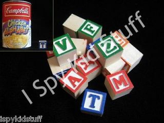 wood letter blocks in Toys & Hobbies