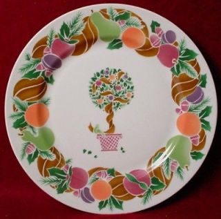 BRIARD china TOPIARY WREATH pttrn SALAD PLATE