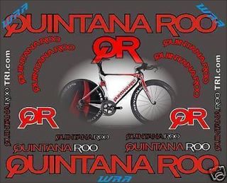 Quintana Roo CD 0.1 Triathlon Bike 2009 Bike Stickers