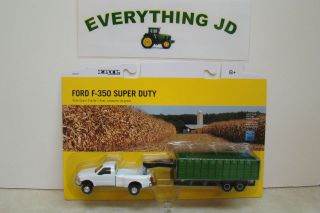 64 Ford F 350 Super Duty Truck w/ Grain Trailer   TBE45305