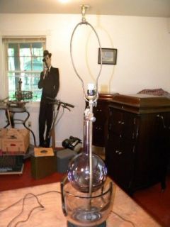   1917 GE General Electric Coolidge X Ray Tube Amethyst Glass Lamp