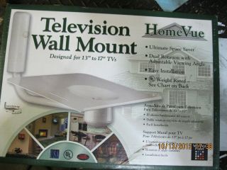TELEVISION UNIVERSAL WALL MOUNT, HDTV, DIGITAL, ANALOG, DVD PLAYER 