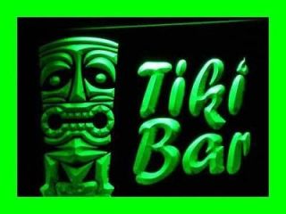 i298 g New Best Tiki Bar Mask Pub Club Neon Light Sign