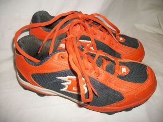 Mens Cleats by Boombah Size 5 Orange & Blue