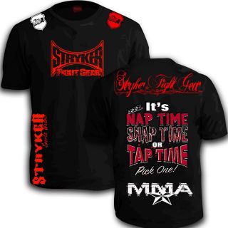 Stryker Shorts Sleeve T Shirt Top MMA UFC Muay Thai FREE Tapout Energy 