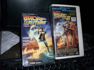 Back to the Future I & BACK TO THE FUTURE III (VHS, ) X3