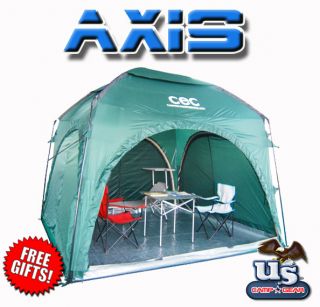   10 x 9 4 Person Camping Screen Tent Plus FREE Camping Guides