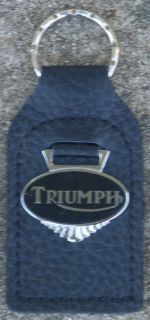 TRIUMPH MOTOR CYCLE KEY RING   MADE IN THE UK