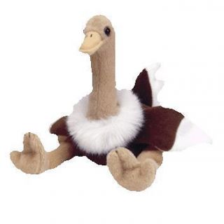 TY Beanie Baby   STRETCH the Ostrich (6.5 inch)   MWMTs