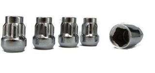   Bulge Acorn Lock Kit Lug Nuts Brand New Wheel Nuts w/ Key Set of 4