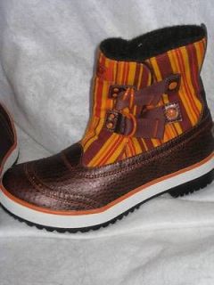 UGG Marrais Waterproof Rain Snow Boots Yellow Red Brown W 7