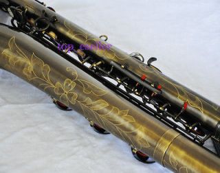 Top Profession New Cyan Bronze Eb Baritone Sax Saxophone w/case