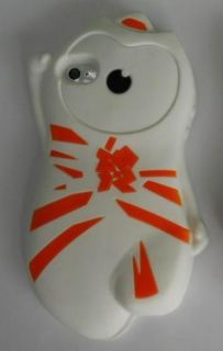   2012 Souvenir Mascot Wenlock Union Jack I Phone 4S Case (white