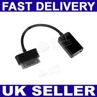 30 Pin to Female USB Adapter OTG Cable for Samsung Galaxy Tab 2 10.1 