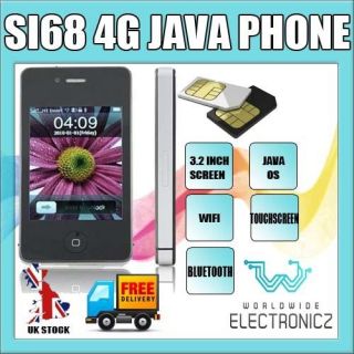 Unlocked Touch Screen Dual SIM Mobile Phone Wi Fi Quad Band Smartphone 