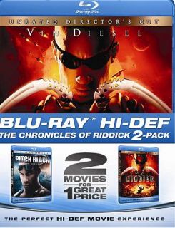   Chronicles Of Riddick Pitch Black Value Pack Blu ray Disc, 2009