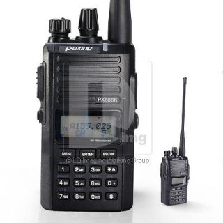   PX 888K UHF+VHF Dual Band/Standby 136 174/400 480 Mhz Two Way Radio FM