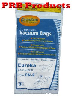 Eureka CN2 Tank Allergy Vacuum Cleaner Bags Model Series 6830 Boss 