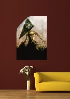  HEAD SILENT HILL SELF ADHESIVE CANVAS VECTOR POSTER 42.5 x 61 SC1004