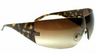 NEW Authentic VERSACE Sunglasses VE 2054 Havana White Black 100613 