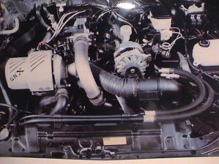 1987 BUICK GRAND NATIONAL GNX TURBO V6 ENGINE COMPARTMENT GLOSS PHOTO 