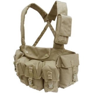 CHEST RIG   7 POCKET   CONDOR  COYOTE TAN  NEW   ADJUSTABLE MEDIUM TO 