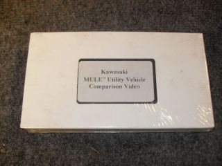 Kawasaki MULE Utility Vehicle Comparison Video VHS Tape @ Moped Motion