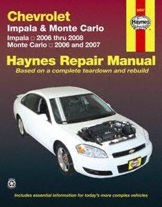 Haynes Publications 24047 Repair Manual (Fits Chevrolet Impala)