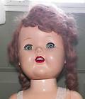 Vintage Walker Hard Plastic Doll 28 inches To Restore or 4 Parts Nice 