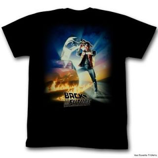 Licensed Back To The Future Vintage Movie Poster Adult Shirt S XXL
