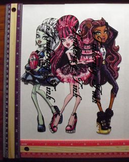 monster high wall decals in Crafts