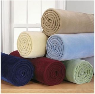 Newly West Point Steven’s Vellux Blankets ALL SIZES & COLORS