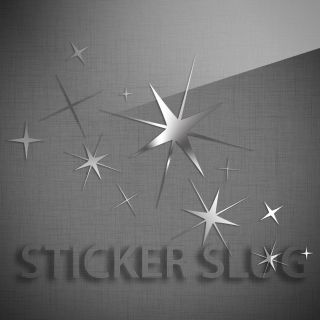   STARS CLUSTER Decal Sticker   Vinyl Custom Wall Art Window Car 125 TM