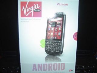 Virgin Mobile VENTURE ANDROID Cell Phone   Pay as you go   No Contract 