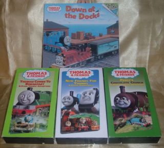 VHS tapes Thomas The Tank Train 2000 04 work softcover book 2003