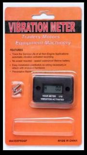 VIBRATION Hour Meter for Motorcycle ATV Snowmobile Boat New