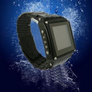 Unlocked Waterproof Watch Cell Phone Mobile SPY Camera W818 Bluetooth 