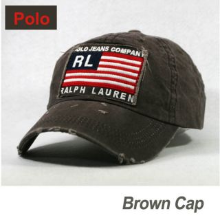   vintage polo jeans company flag cap golf sports baseball casual hat