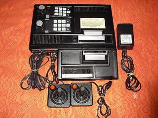   Black Stationary System + Atari 2600 attachment & 46 games (NTSC
