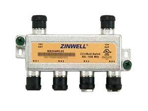   2x4 MultiSwitch MS2X4R0 03 4 Outputs 2 x 4 Wide Band Splitter TV