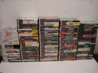 141 VIDEO GAMES WHOLESALE LOT XBOX 360 PLAYSTATION 3 PS3 NINTENDO WII 