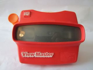 VINTAGE 1990 RED TYCO 3D VIEWMASTER w/SNOW WHITE REEL