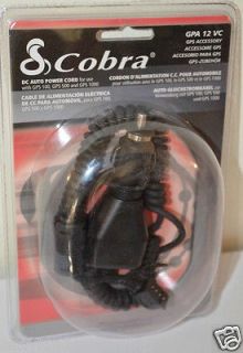 New COBRA GPS GPA 12 VC DC AUTO CAR CHARGER for GPS 100 500 1000 *BIG 